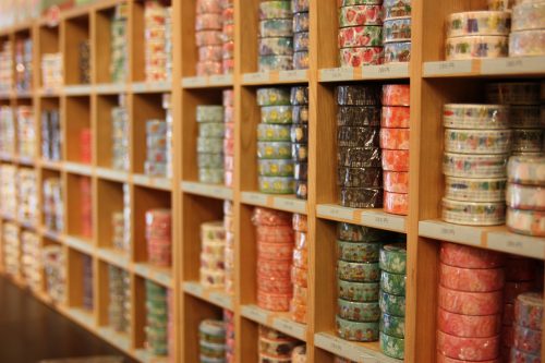 Nyochikudo in Kurashiki, Okayama is a washi tape lover's dream shop.