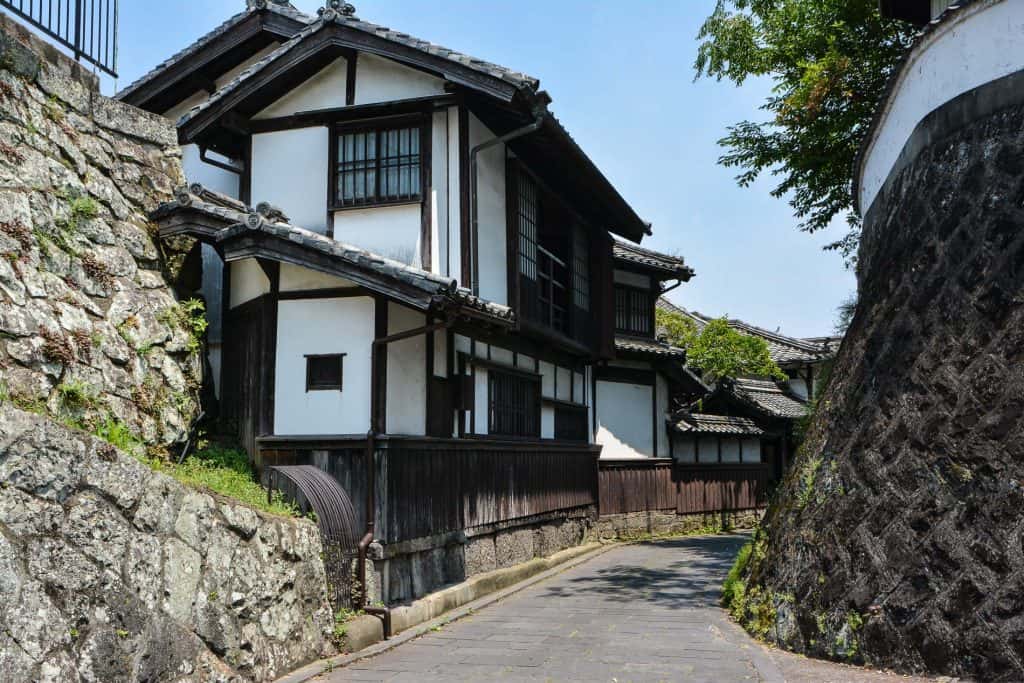 Traditional Japanese  Samurai Town, Historic Residence in Usuki, Oita Prefecture, Kyushu