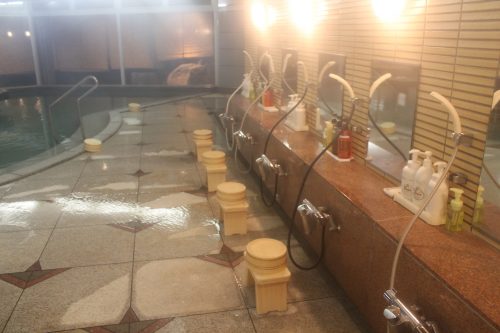 Tsukioka hotel at Kaminoyama onsen, Yamagata Prefecture, Tohoku, Japan.