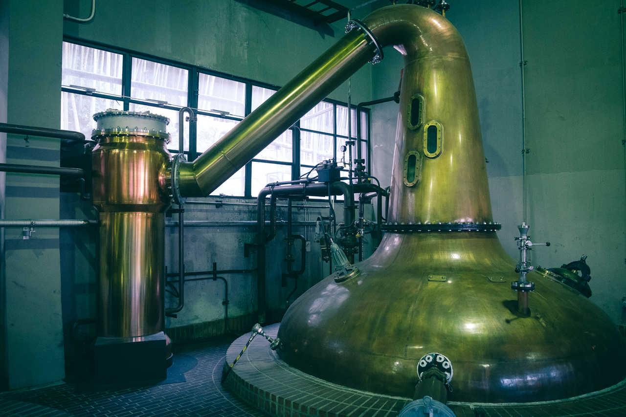 Tasting Japanese Whiskey in the Yamazaki Distillery, Osaka