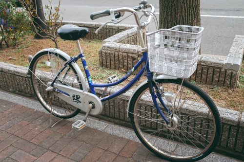 Bike Rental System in Sakai City, Osaka, Kinki Region, Japan