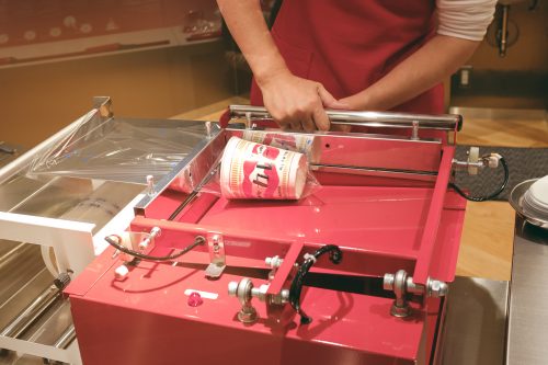 Customize your cup noodles jar at the Museum of Cup Noodles and its Inventor in Osaka, Kinki Region, Japan