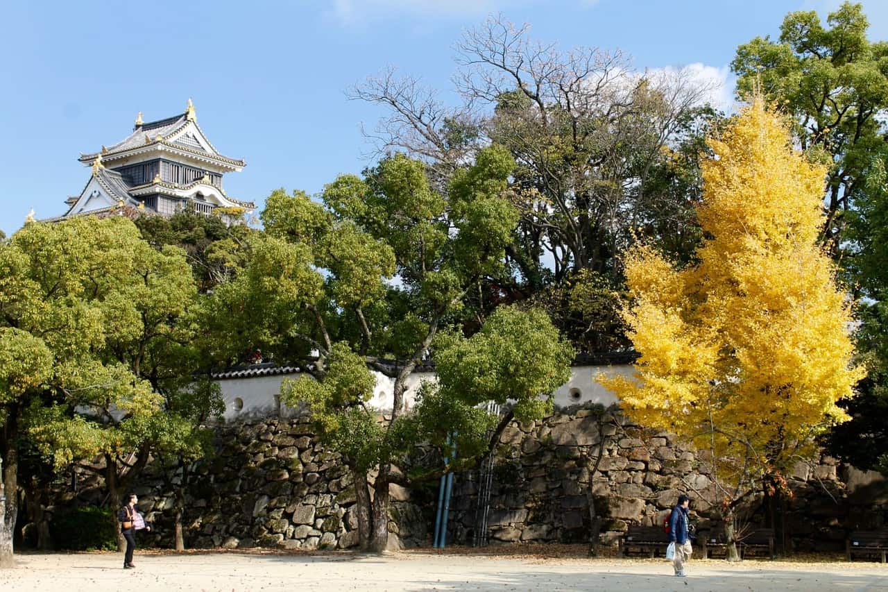 Korakuen Garden and Okayama Castle Fall Foliage