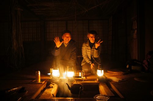 Hajime-san, owner of Fuben-ya, traditional house without electricity or running water in the San'in area, Japan