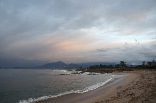 The beach at Kaike Onsen, San'in region, Japan