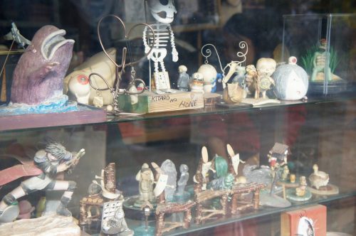 Souvenir Shop on Mizuki Shigeru Road in Sakaiminato, San'in Region, Tottori, Japan