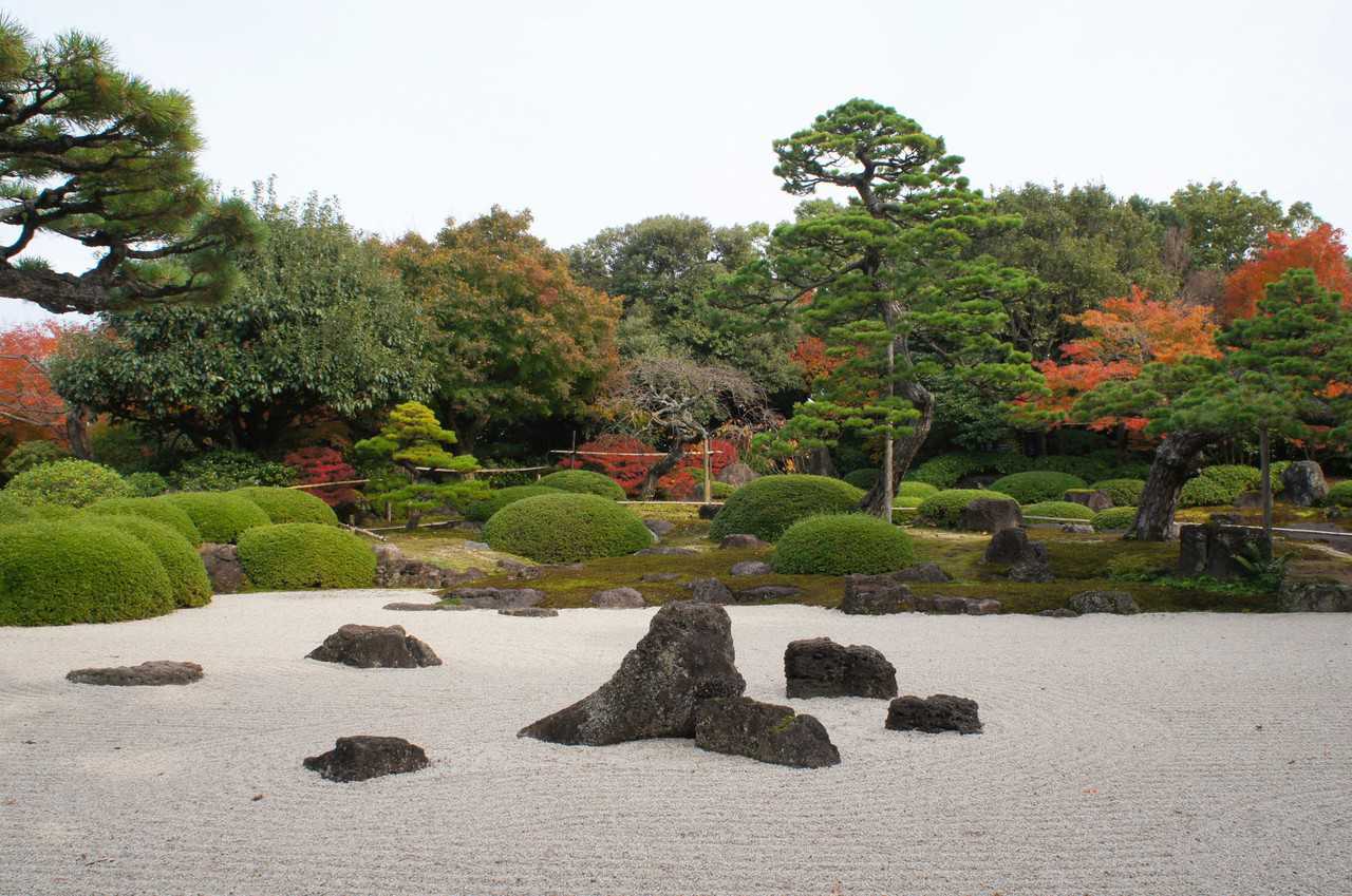 Yuushien Japanese Garden, not far from Adachi Museum of Art, Yasugi, Shimane Prefecture, San'in Region, Japan