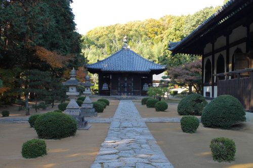Sogenji Temple Buddhist Monastery Fall Foliage Okayama Prefecture