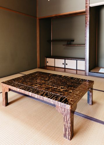 Kabazaiku crafted furniture in Kakunodate