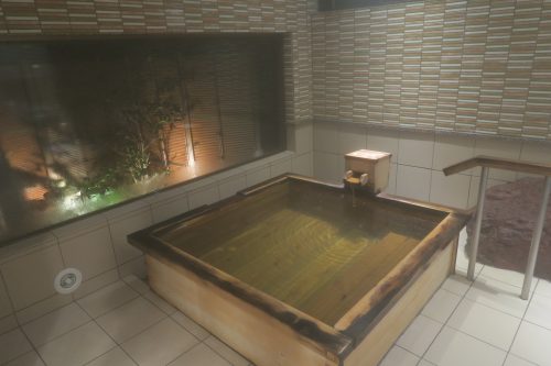 One of three private onsen at Ryokan Masagokan.