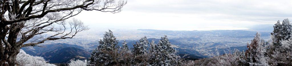 Panoramic view from Mt. Oyama