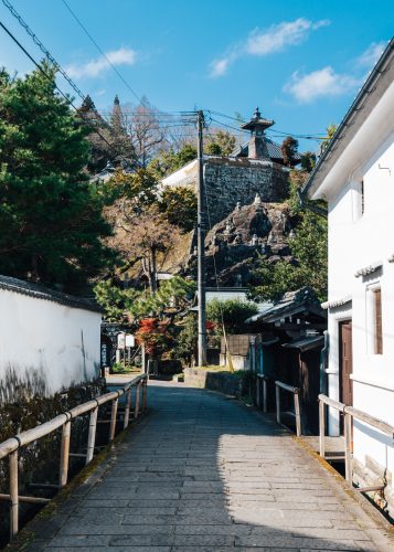 Edo era streets of Taketa city, Oita Prefecture, Kyushu