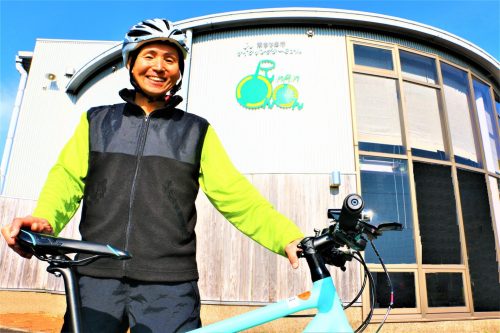 Akira Kato, cycling tourism guide in Minamisatsuma, Kagoshima, Japan