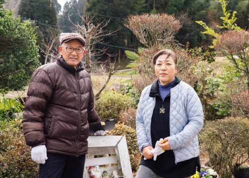 Nishinokubo owners Kazuhiro and Yukimi Shiga.