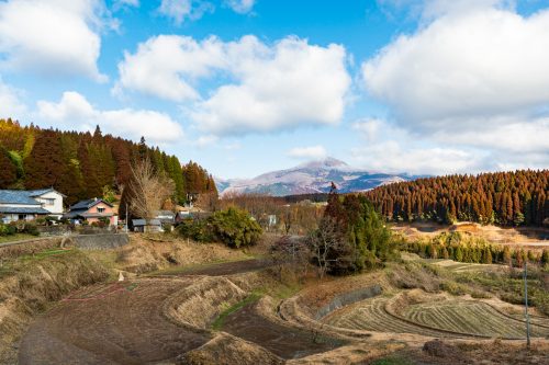 The Nishinokubo farm stay in Taketa city, Oita Prefecture.