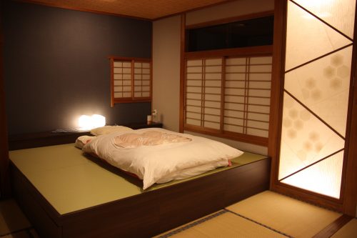 Matsuya ryokan, a traditional Japanese ryokan in Minamisatsuma, Kagoshima, Kyushu, Japan.