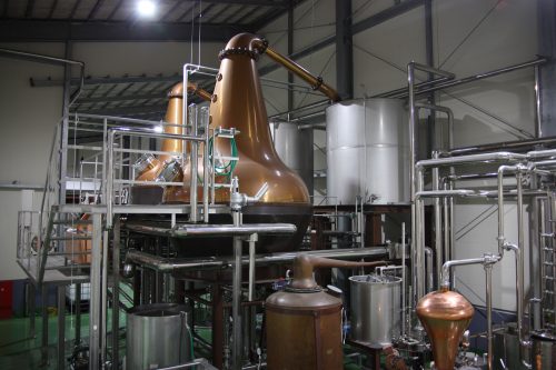 Mars Tsunuki distillery, Japanese whiskey distillery in Minamisatsuma, Kagoshima, Kyushu, Japan.