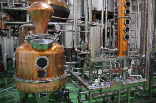 Mars Tsunuki distillery, Japanese whiskey distillery in Minamisatsuma, Kagoshima, Kyushu, Japan.