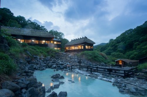 Kuroyu Onsen, one of the ryokan of Nyuto Onsen in Akita