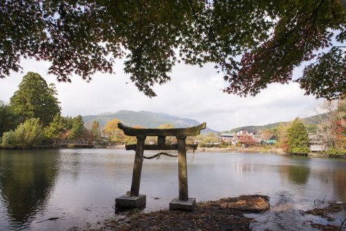 Lake Kinrin, Yufu City, Oita, Kyushu