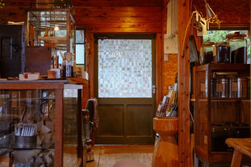 Interior of Mametake in Nakatsu, Oita.