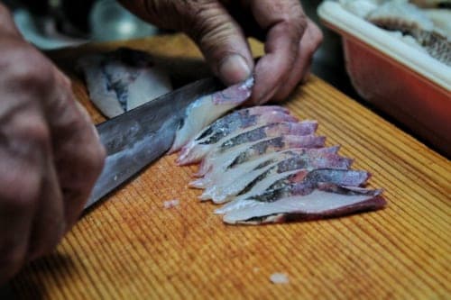 Cooking with a homestay family on Ojika Island