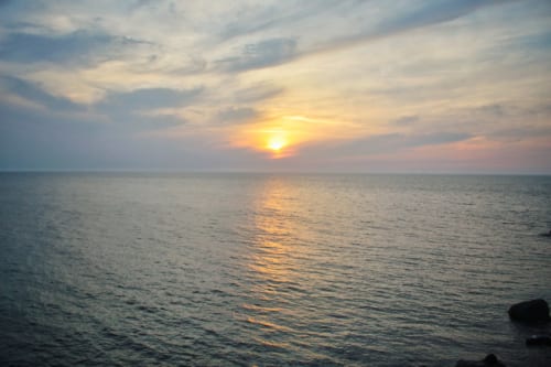 Sunset viewed from Ojika Island