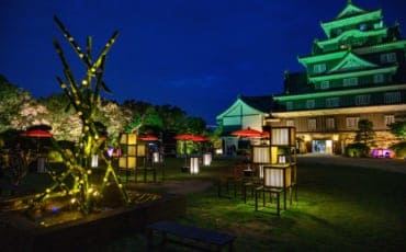 Okayama Castle Summer illumination