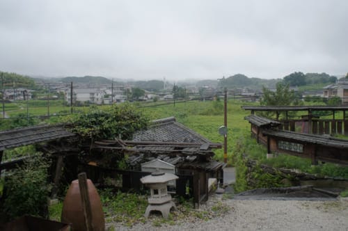 View over the village of Asuka from the entrance of Tomaryanse