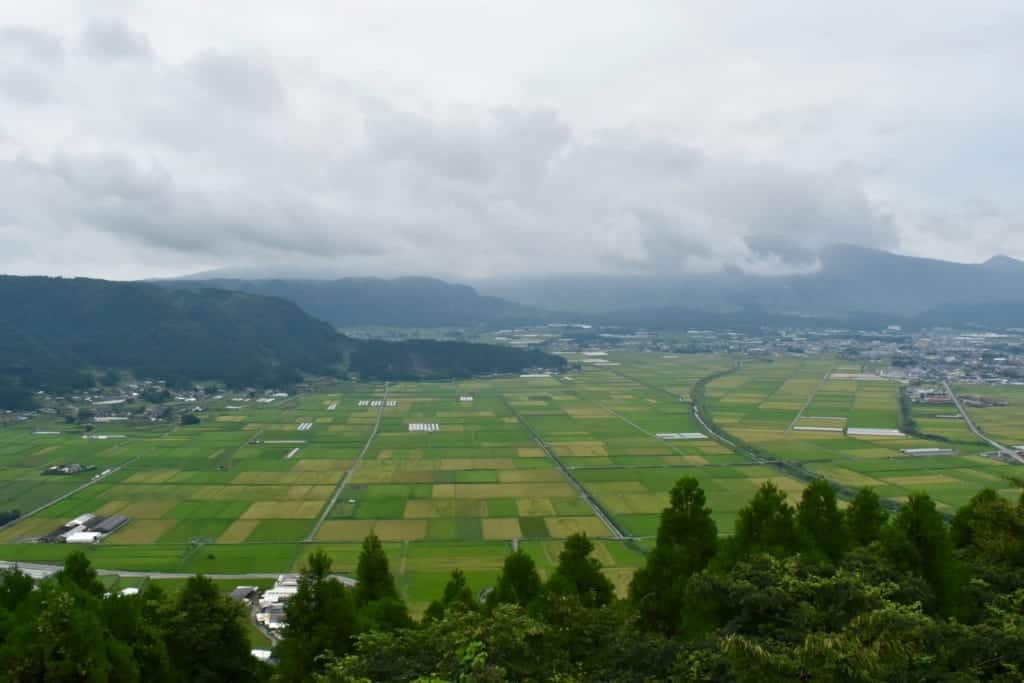Panoramic view from Mt Aso in Kumamoto