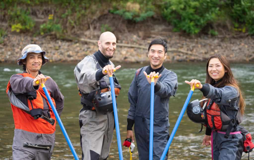 Niseko rafting. 