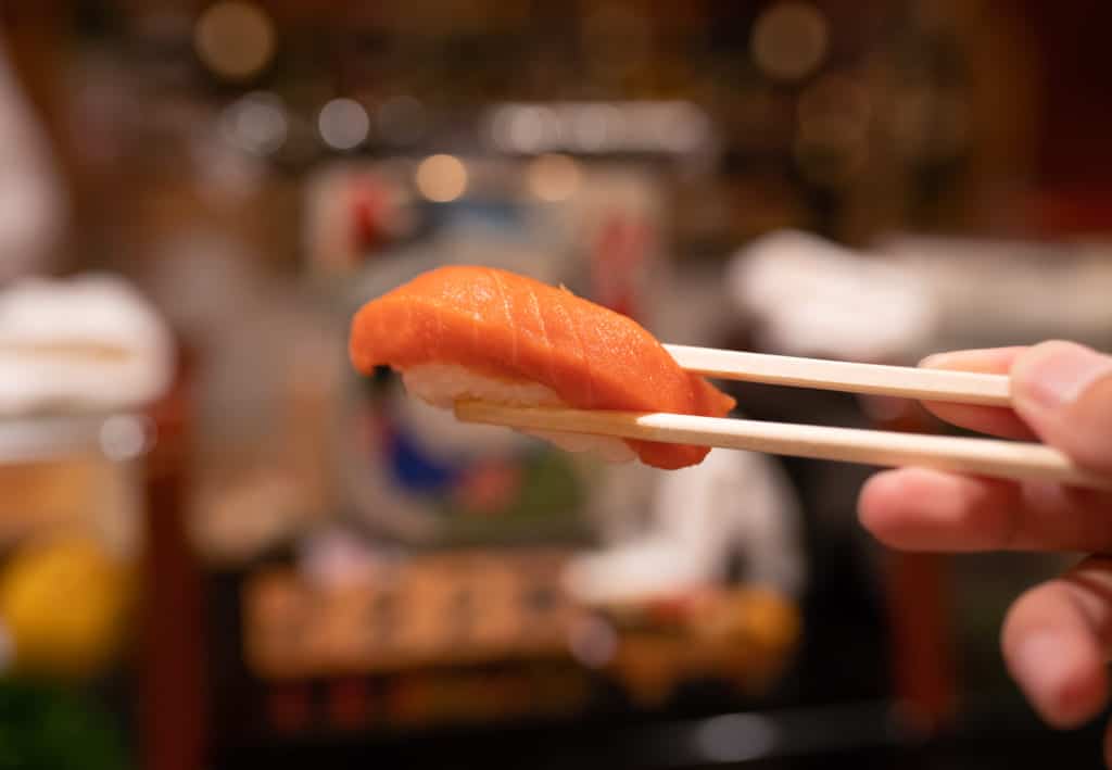 Sushi in Hakodate City. 