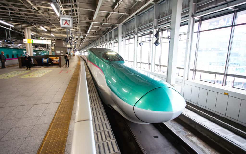 The Hokkaido Shinkansen Line.