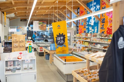 The fish market of Kamaishi.