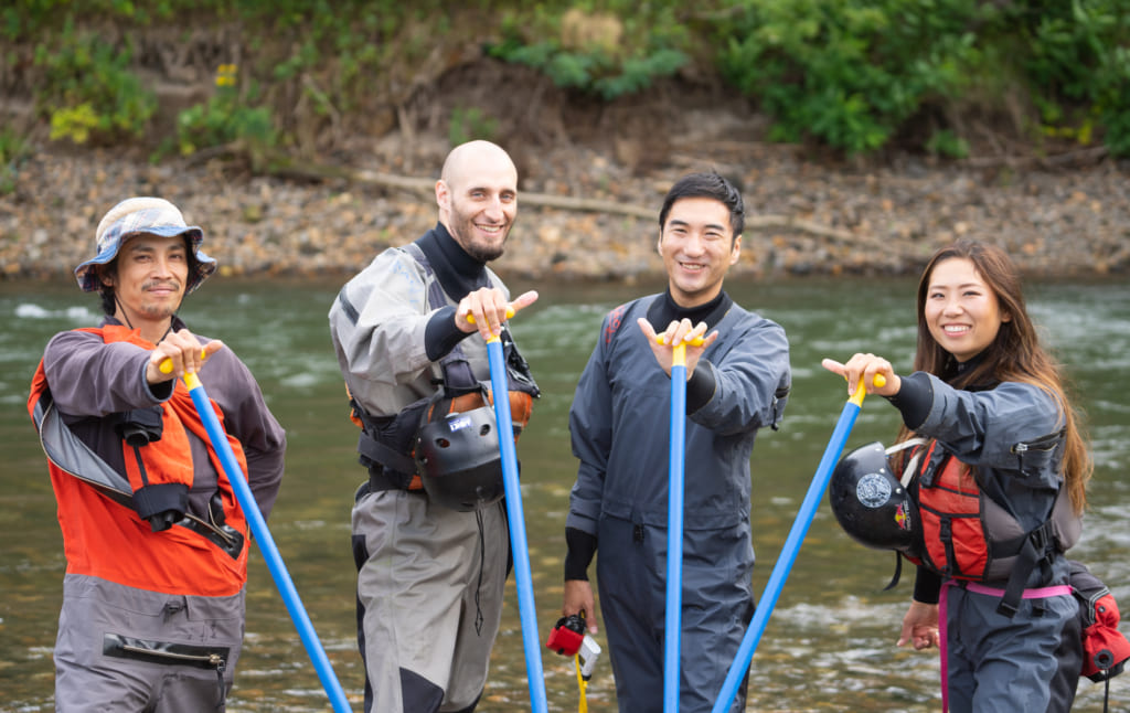 Niseko rafting.