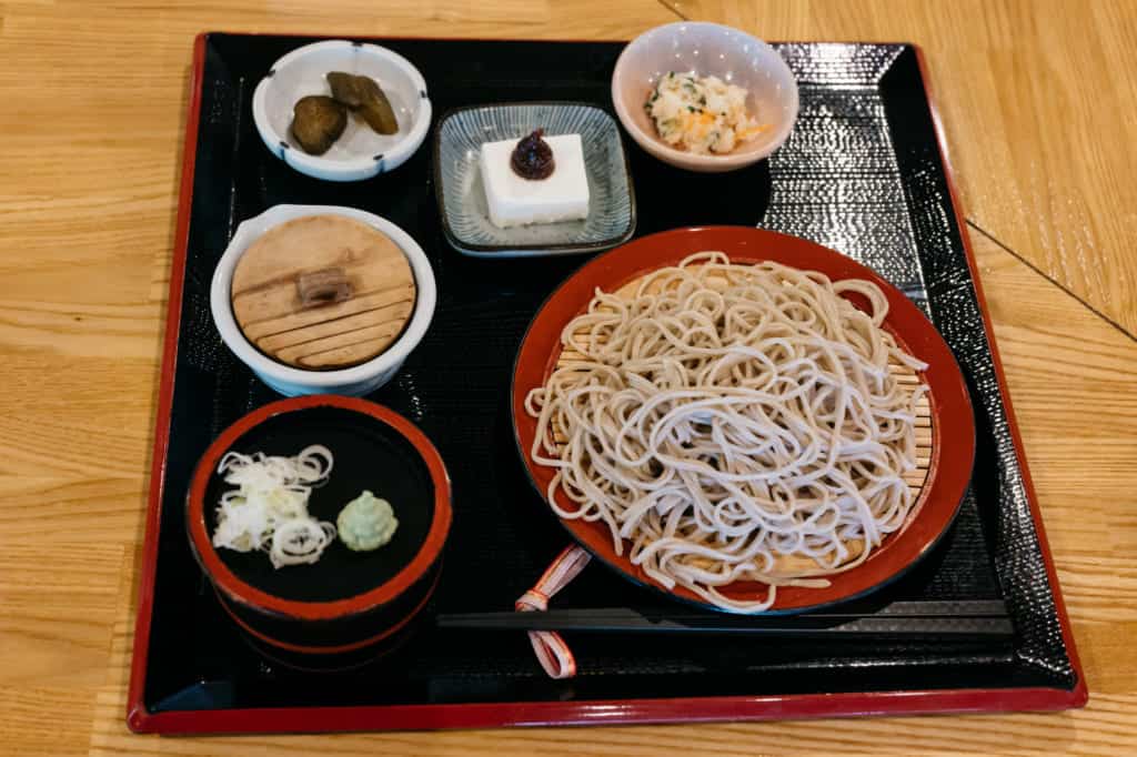 Waremokou Soba Shop in Kumamoto