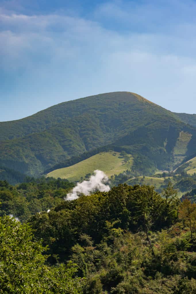 Mt. Waita in northern Kumamoto, Kyushu