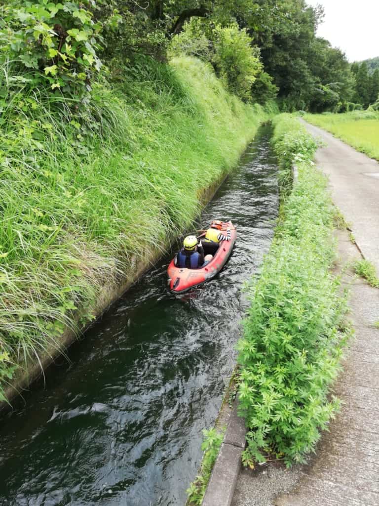 IDEVENTURE - Kayak adventure in irrigation canals in Kikuchi, Kumamoto