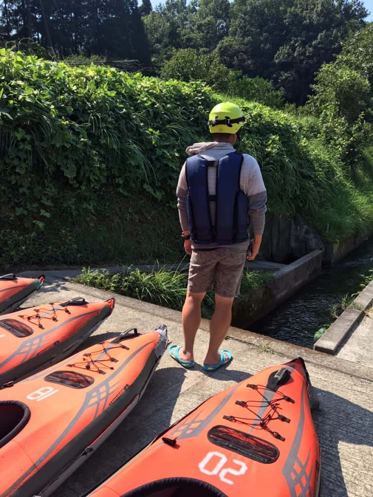IDEVENTURE - Kayak adventure in irrigation canals in Kikuchi, Kumamoto