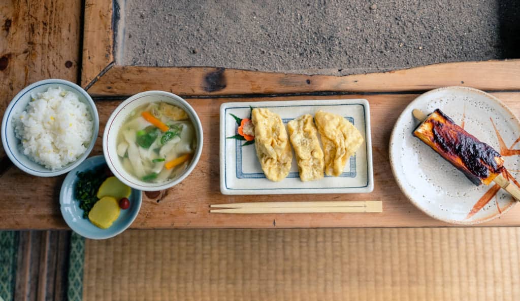 Takamori Miso Dengaku in Takamori, Kumamoto