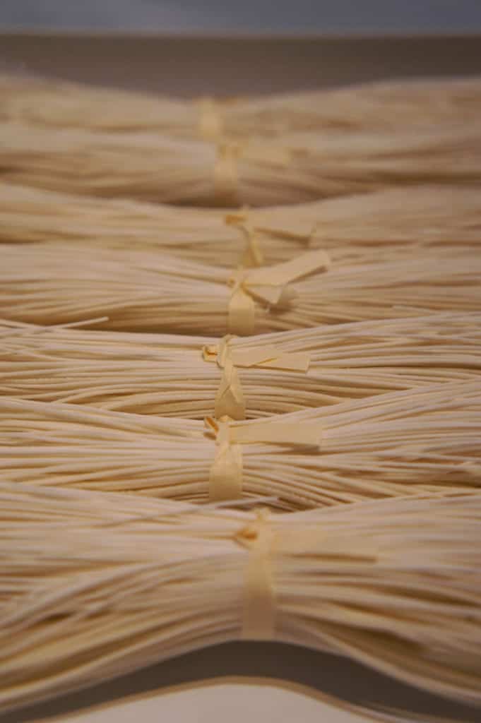 Raw somen noodles from Saruwatari