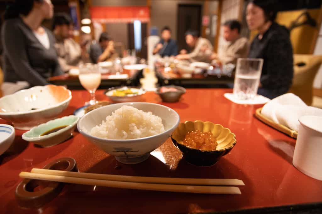 Dinner at Iromusubi. 