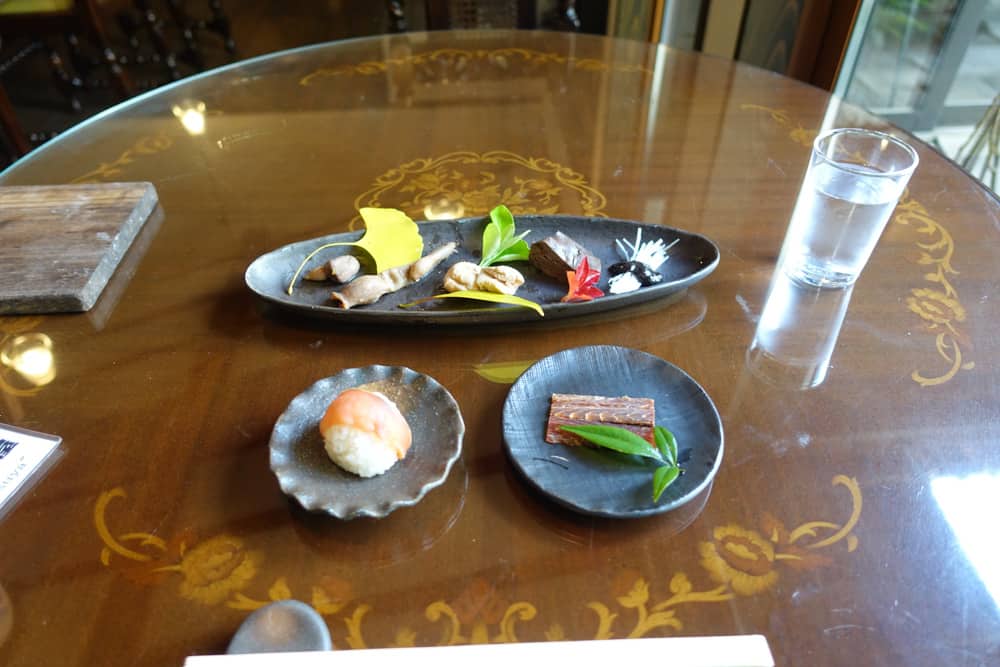 Salmon Cuisine in Murakami City.
