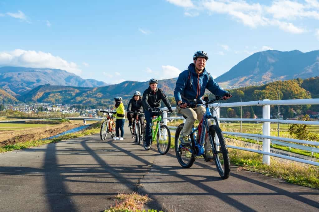 Cycling tour around Iiyama City, Nagano