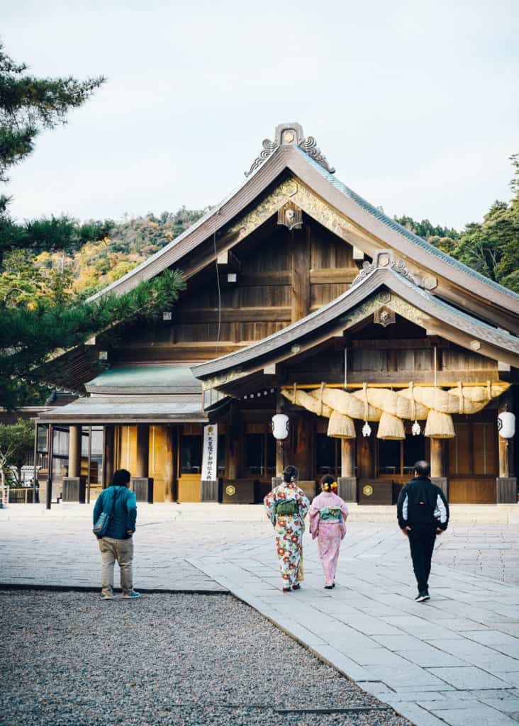 One of the main buildings of Izumo Taisha Grand Shrine in Japan