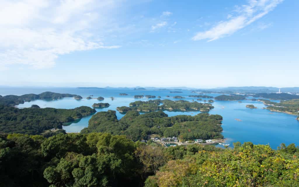 The 99 islands of Nagasaki.