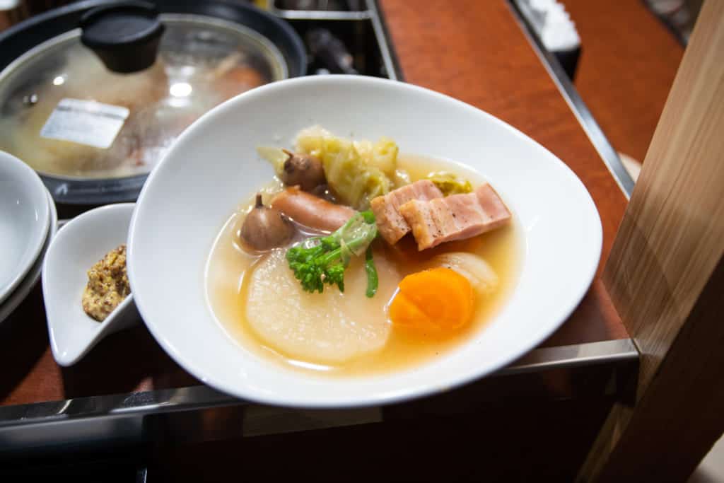 Small dishes served in the bars of Fukuoka City.