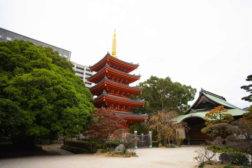 Tochoji Temple in Fukuoka City.