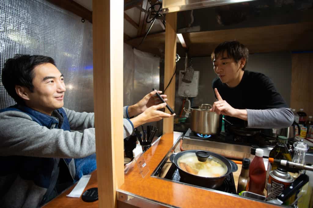 Yatai of Fukuoka City.