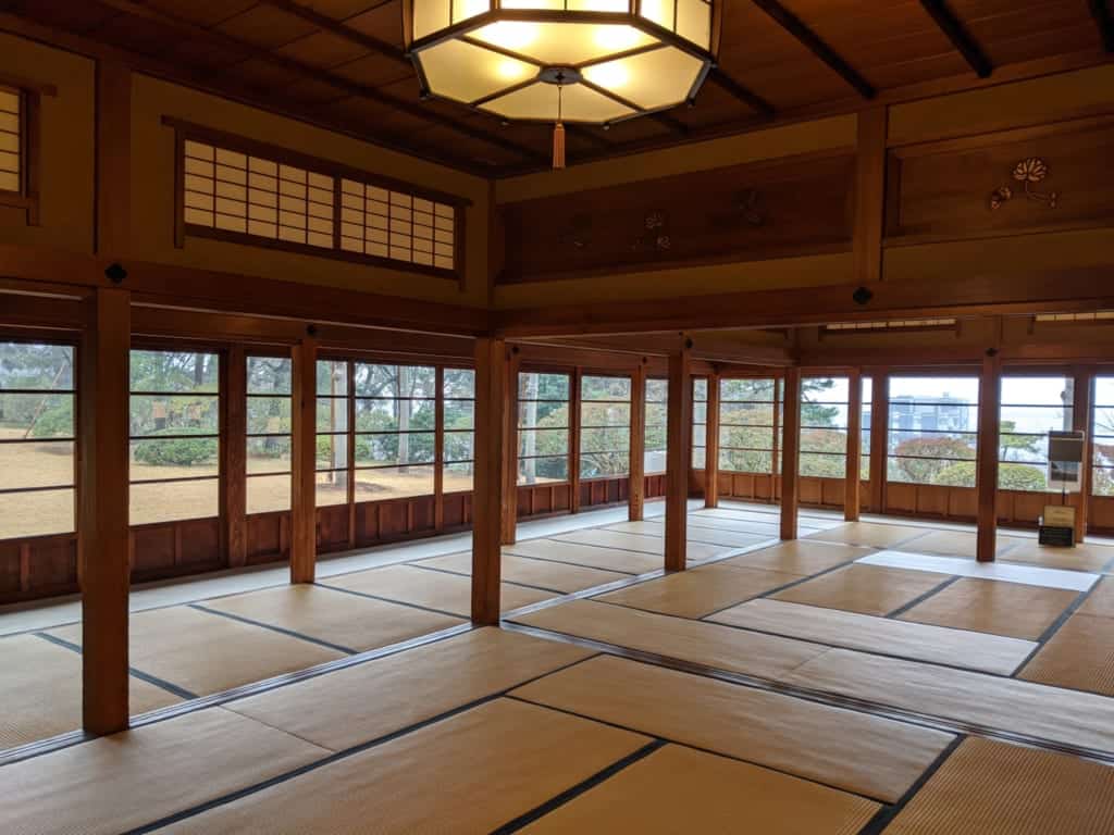 Tatami Room in Traditional Japanese House of the Shogun, Tojo-tei